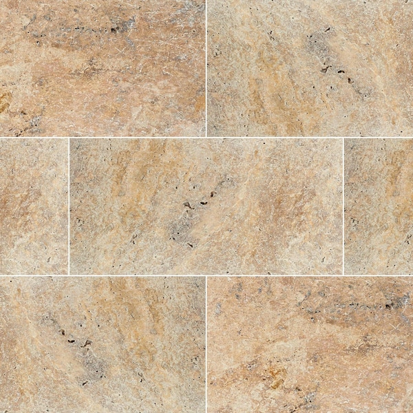 Msi Tuscany Scabas 16 In. X 24 In. Square Gold Tumbled Travertine Paver Tile ZOR-NS-0103 - main